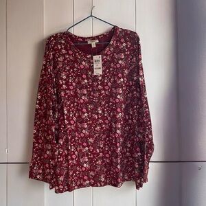 Style & Co Women's Size 2X Floral Shirt